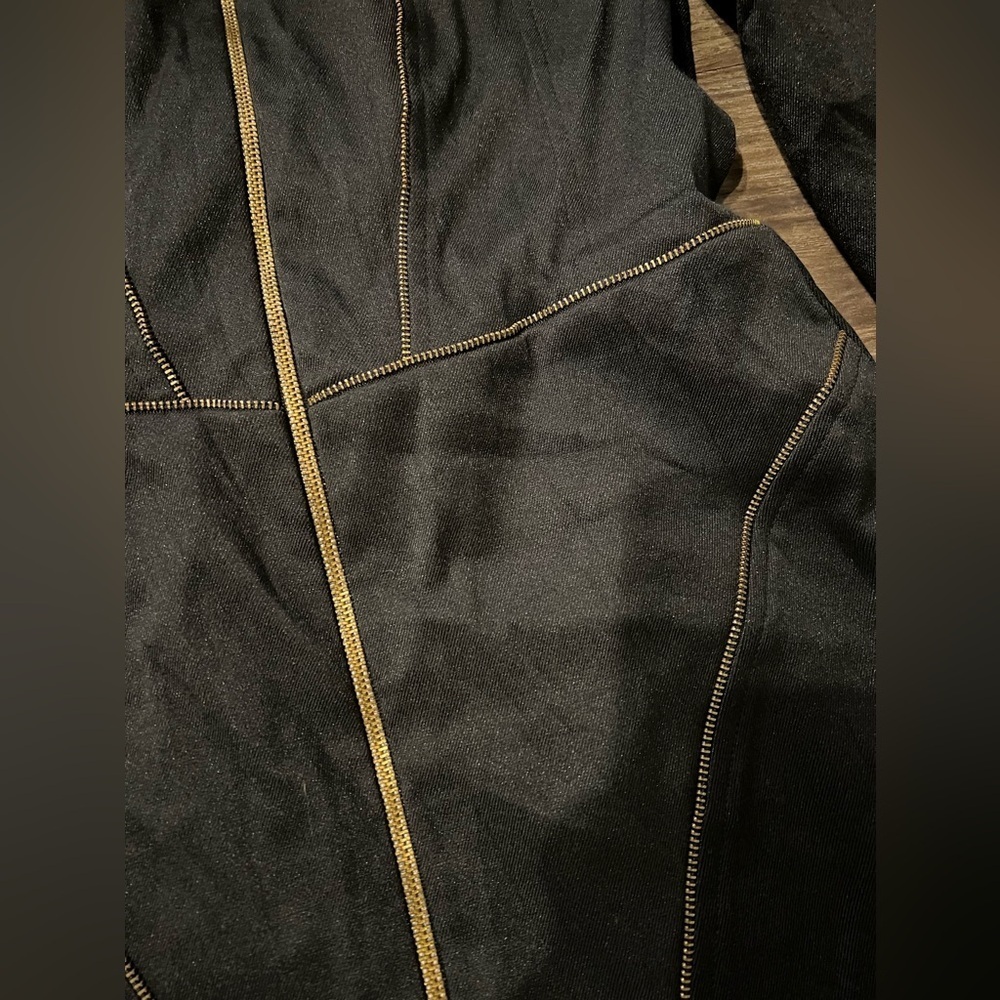 Maria Valentina black zipper dress xs - Picture 4 of 5